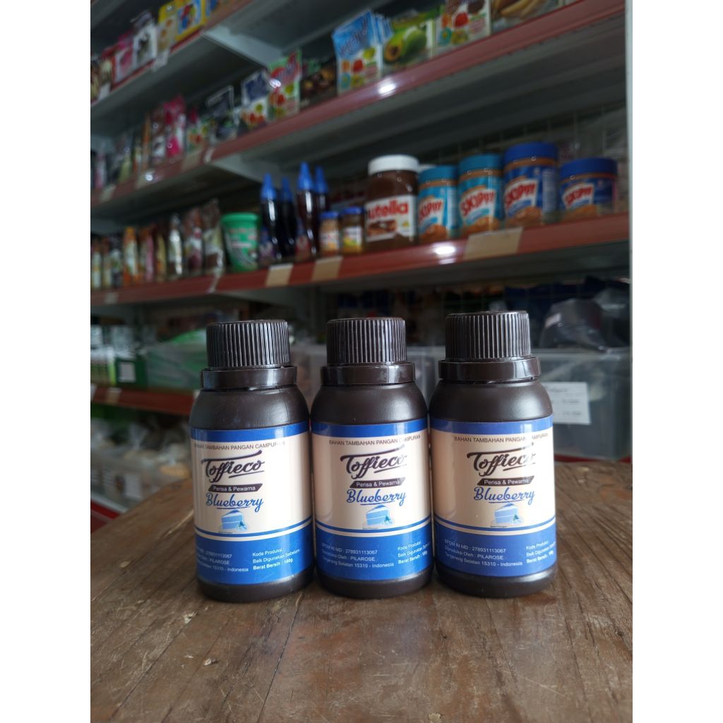 Toffieco Perisa Blueberry 100g | Perisa Blueberry Toffieco 100gr