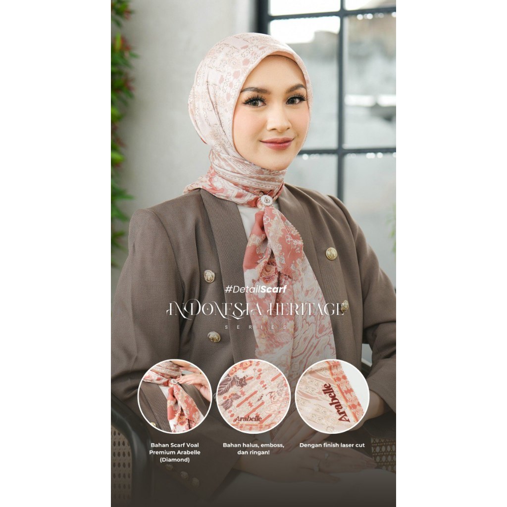 Arabelle Scarf Official/Heritage Series Scarf/Scarf Premium Arabelle Terbaru 2026