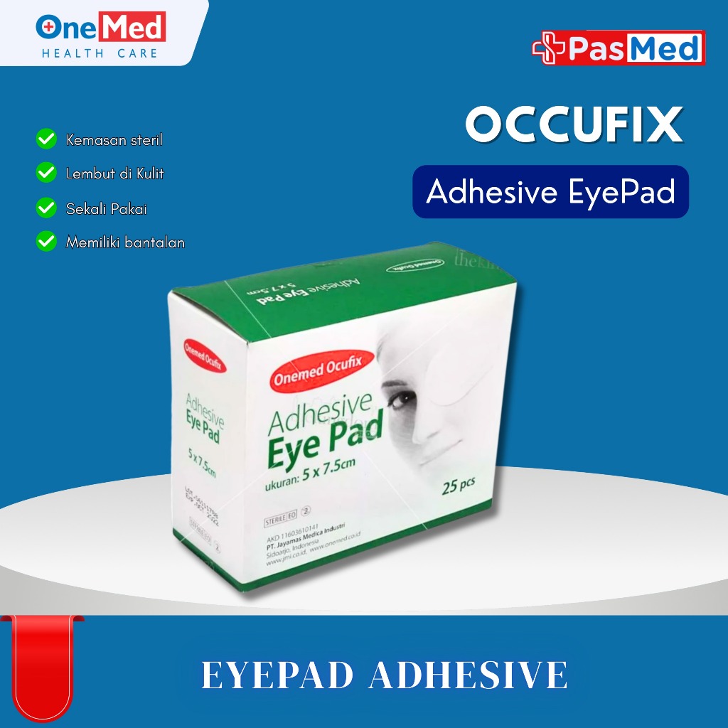 Ocufix Eye Pad Non Adhesive ONEMED OS / Eye Pad Medis