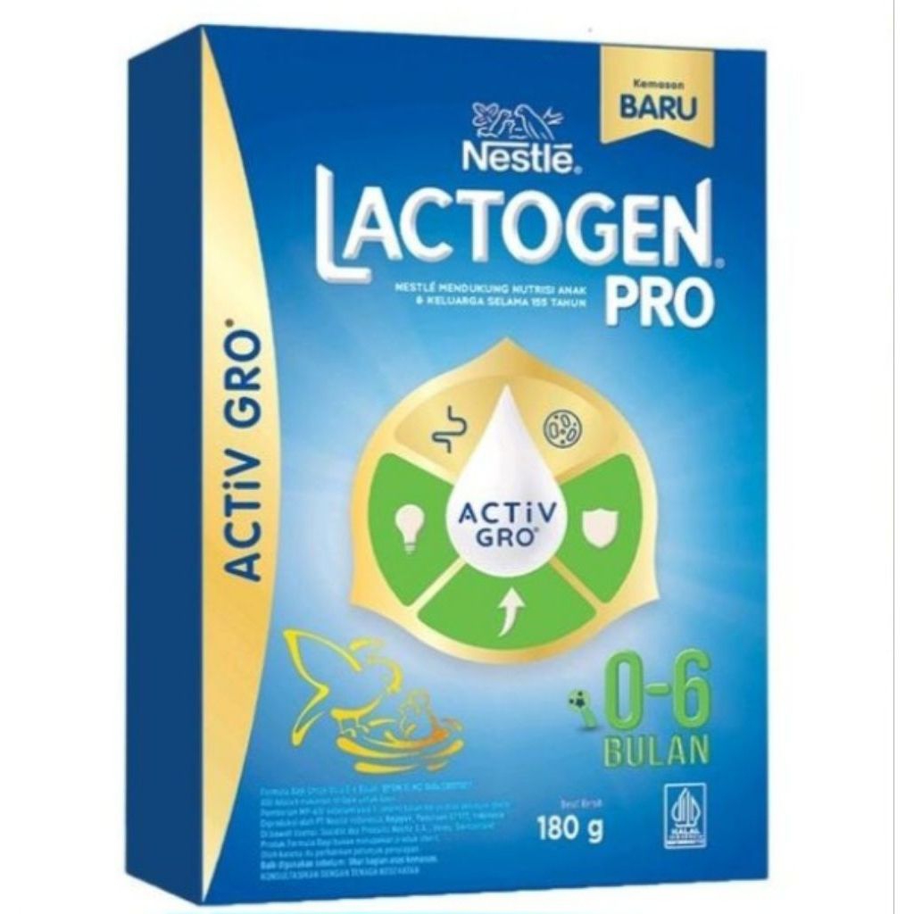 LACTOGEN Pro 180gr 0-6bulan | SUSU FORMULA BAYI