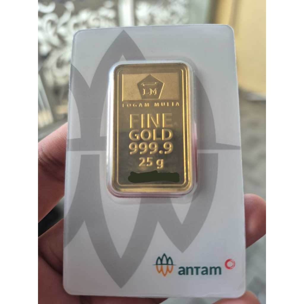 Emas Logam Mulia Antam LM 25 Gram