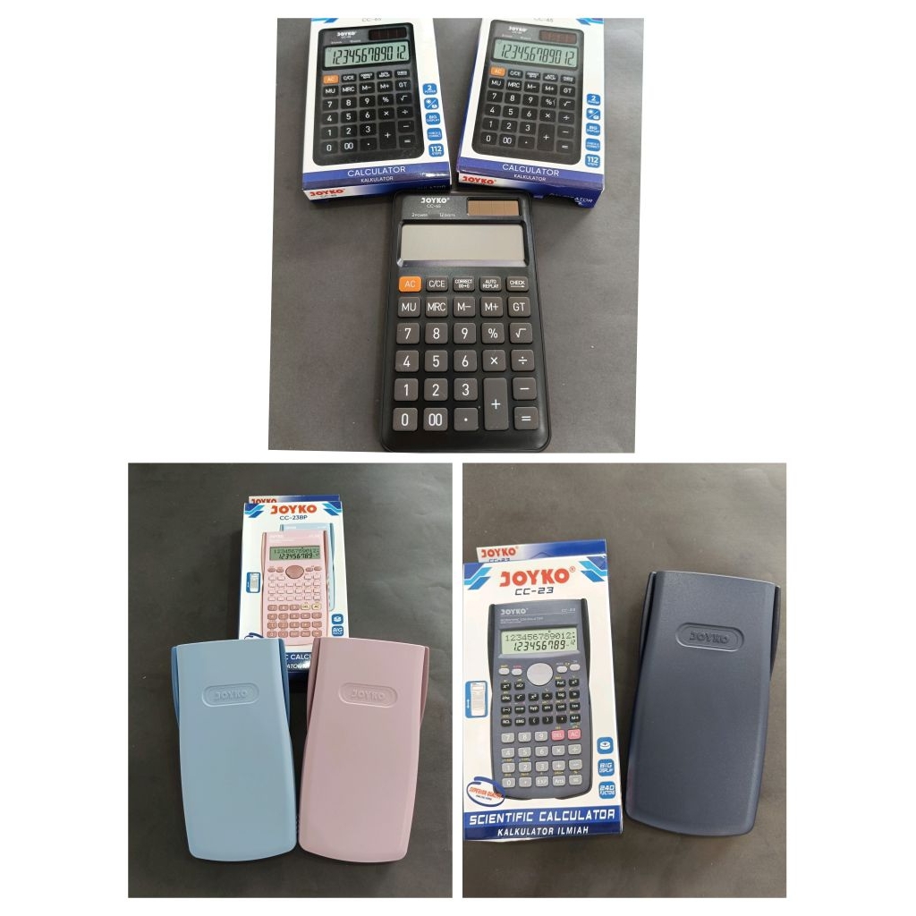JOYKO KALKULATOR ILMIAH / SCIENTIFIC CALCULATOR / CALCULATOR SCIENCE WARNA BIRU DAN PINK