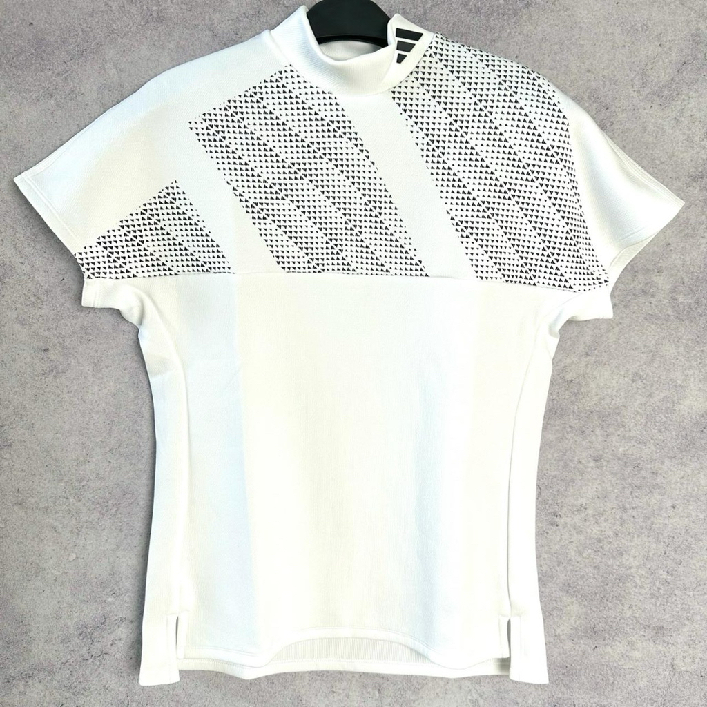 Adidas Golf Mock Neck White