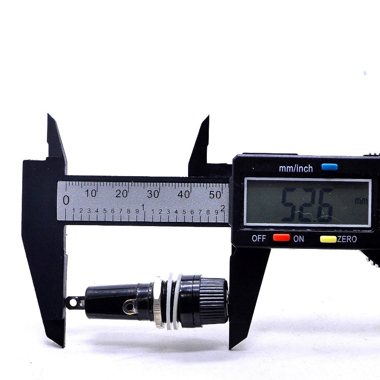 24P HOLDER SEKRING Rumah Box Kotak Tempat Sikring Tabung Bulat Fuse Besar Kec