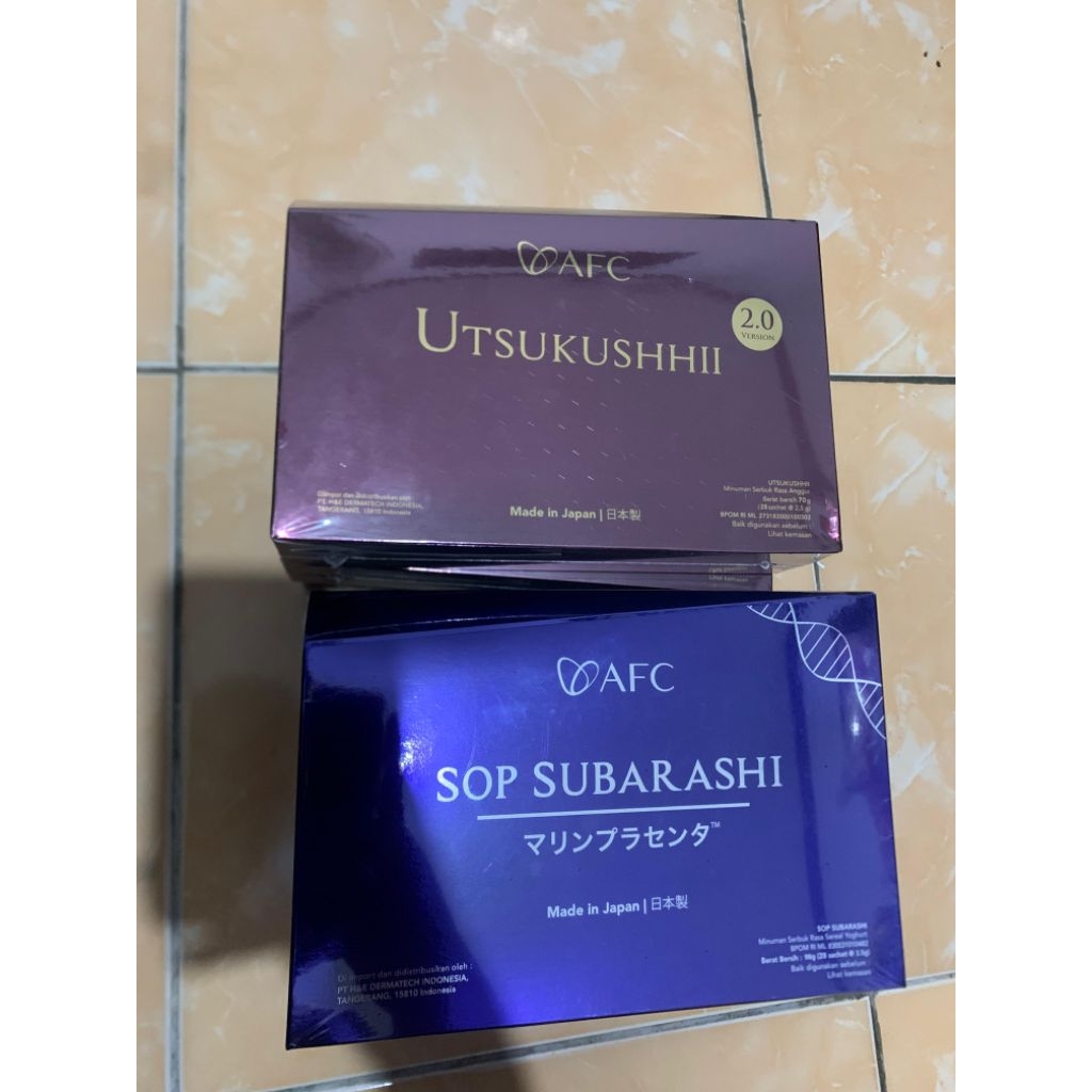 JUAL RUGI | AFC ORIGINAL | SOP SUBARASHII & UTSUKUSHII