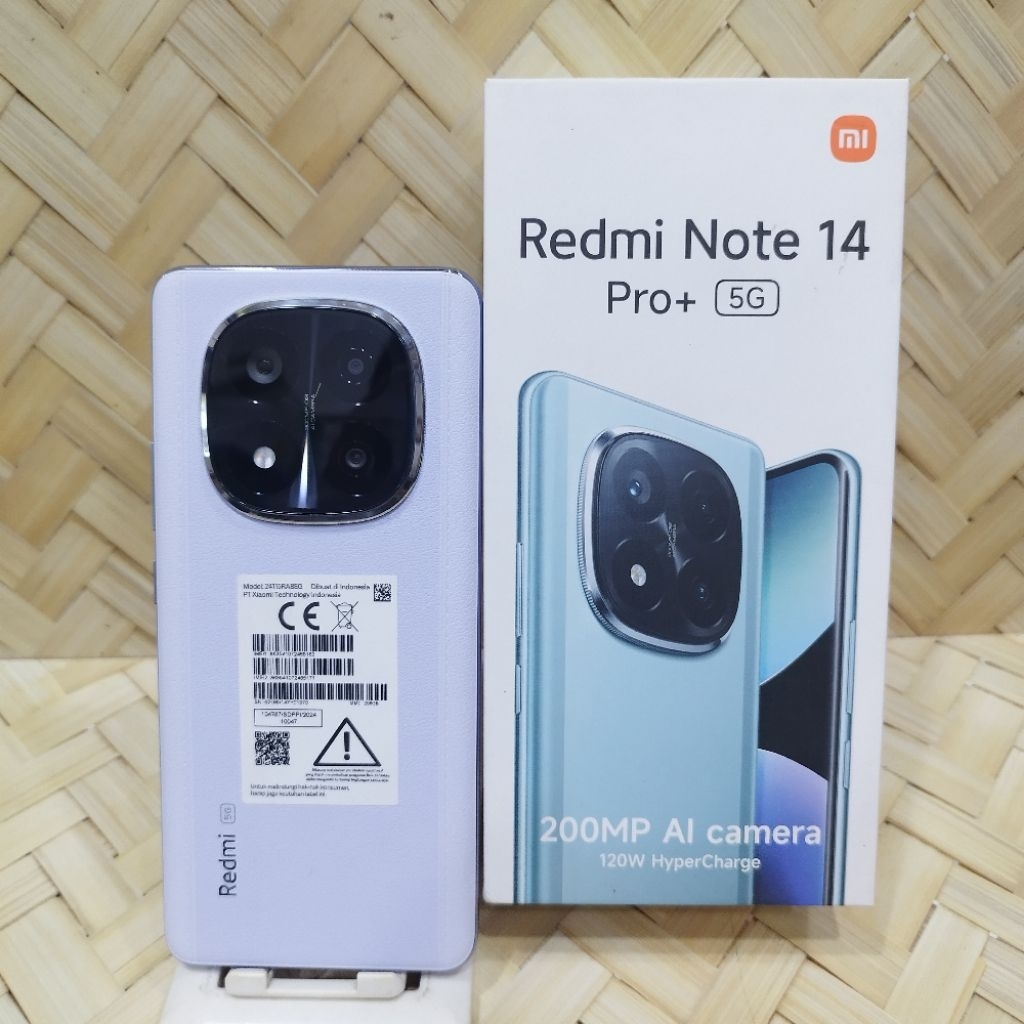 REDMI NOTE 14 PRO PLUS 5G 12/512GB 8/256GB HANDPHONE SECOND FULLSET BATANGAN ORIGINAL BERGARANSI