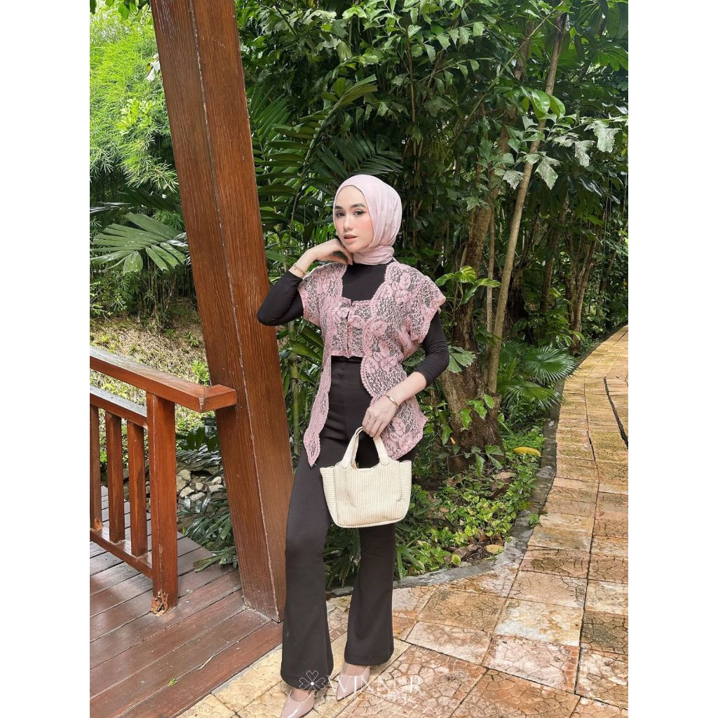 WINNUR - Outer Brokat Lilla Outer