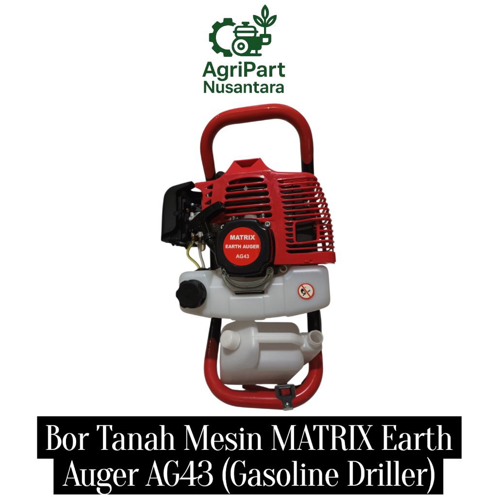 Bor Tanah Mesin MATRIX Earth Auger AG43