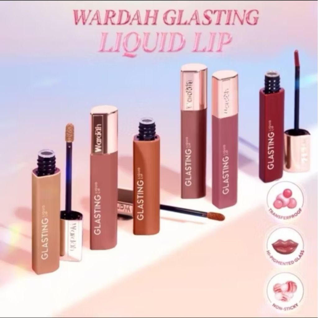 Paket Ombre - WARDAH Paket Ombre Glasting Liquid Lip