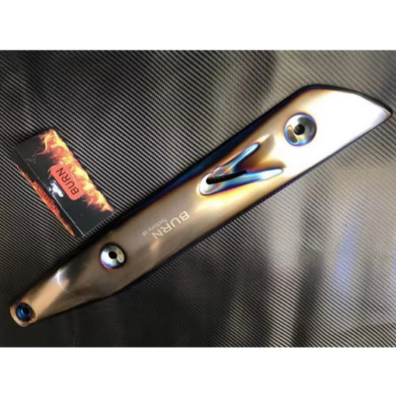 Tameng Knalpot Wave125 Titanium BURN Wave110 Wave125 Supra SupraX Kharisma Revo Universal Semua Moto