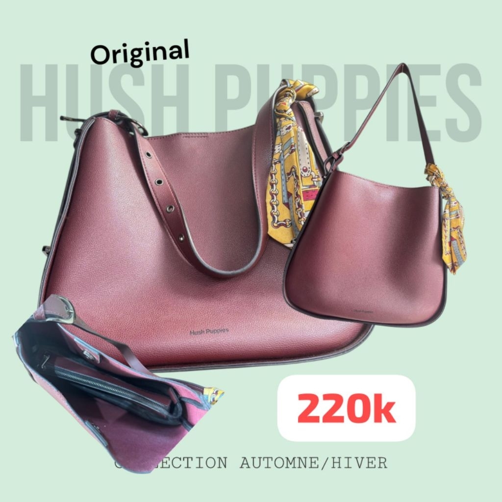 preloved tas hush puppies original