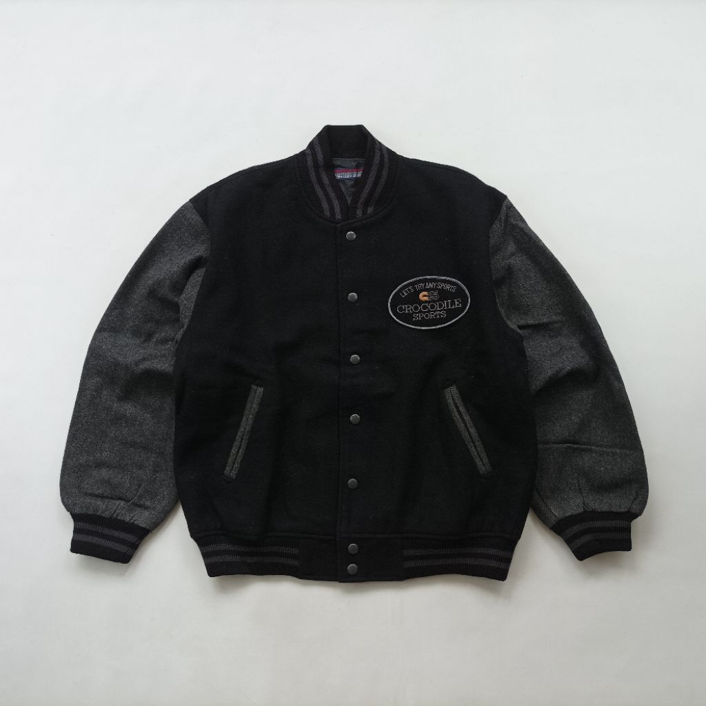 Crocodile wool varsity size L G069