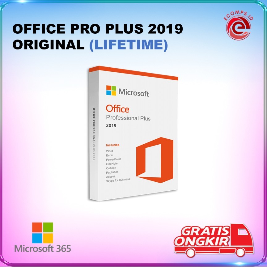 OFFICE PROFESSIONAL PLUS 2019 ORIGINAL RETAIL PACK