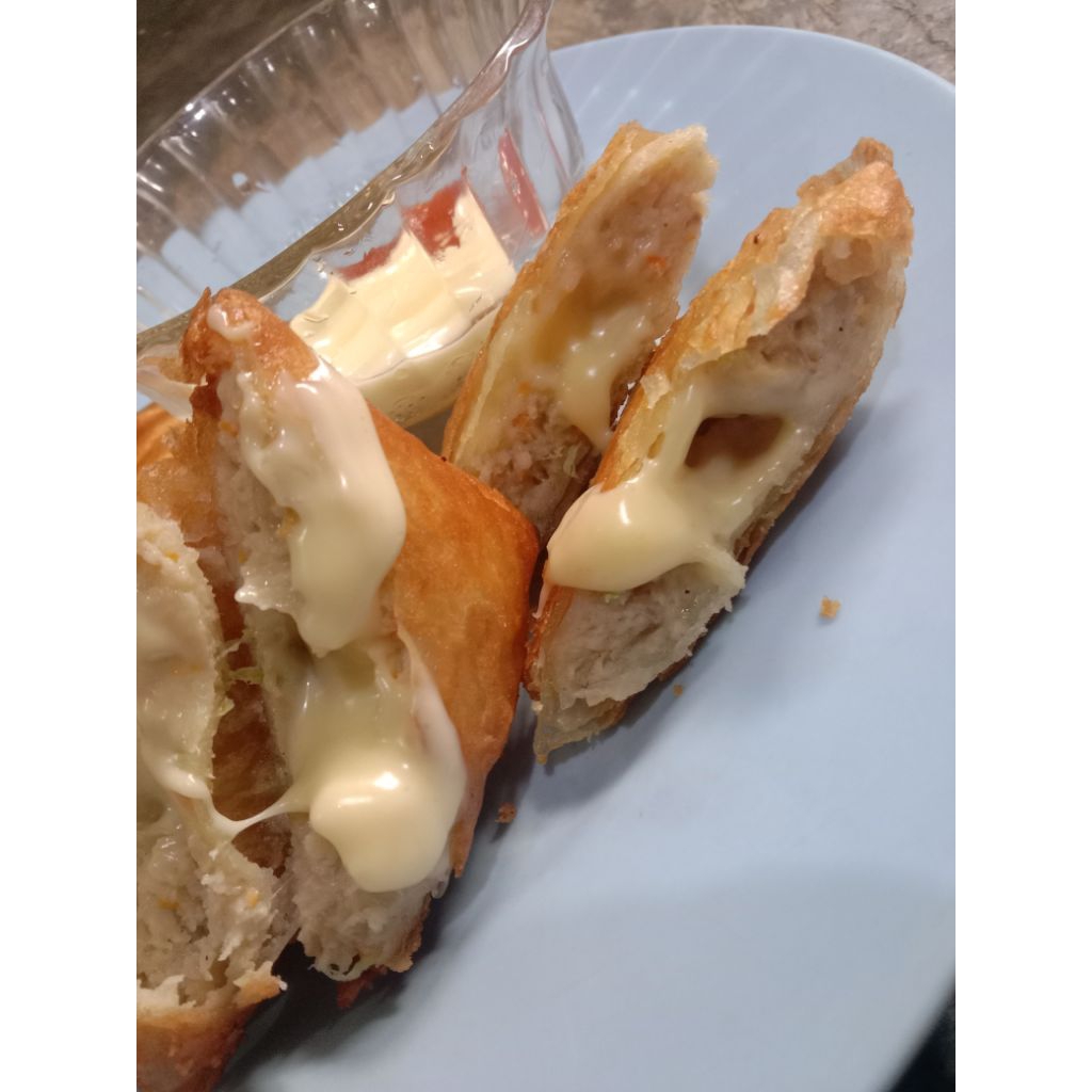 Dimsum goreng keju lumer