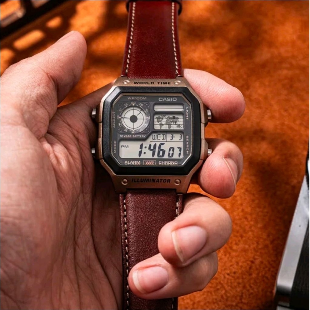 Jam Tangan CASIO model AE-1200WHL-5AVDF