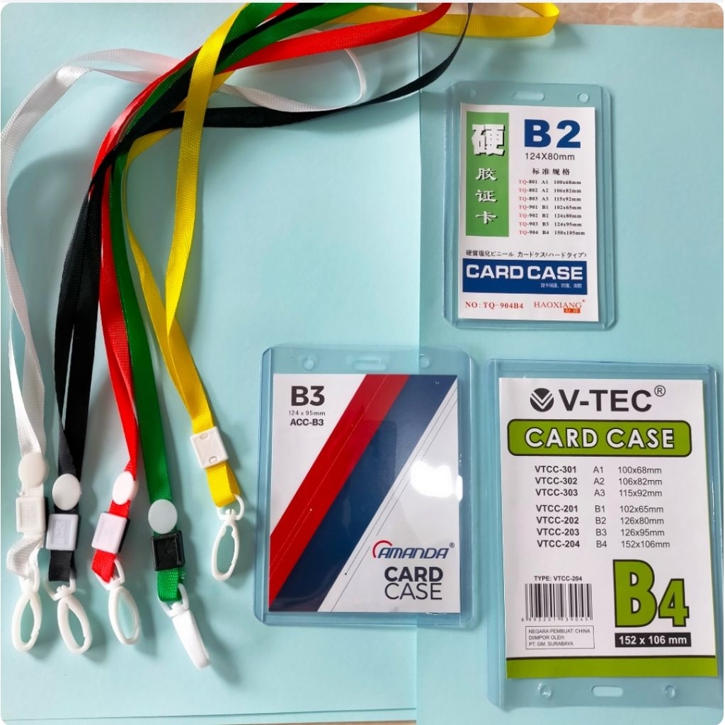 ID CARD PLASTIK + TALI | ID CARD TEBAL A1 A2 A3 B1 B2 B3 B4 | MIKA NAME TAG | ID CARD