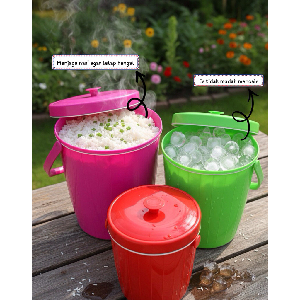 RICE BUCKET || TERMOS NASI || TERMOS ES BATU || TERMOS BESAR || TERMOS KECIL