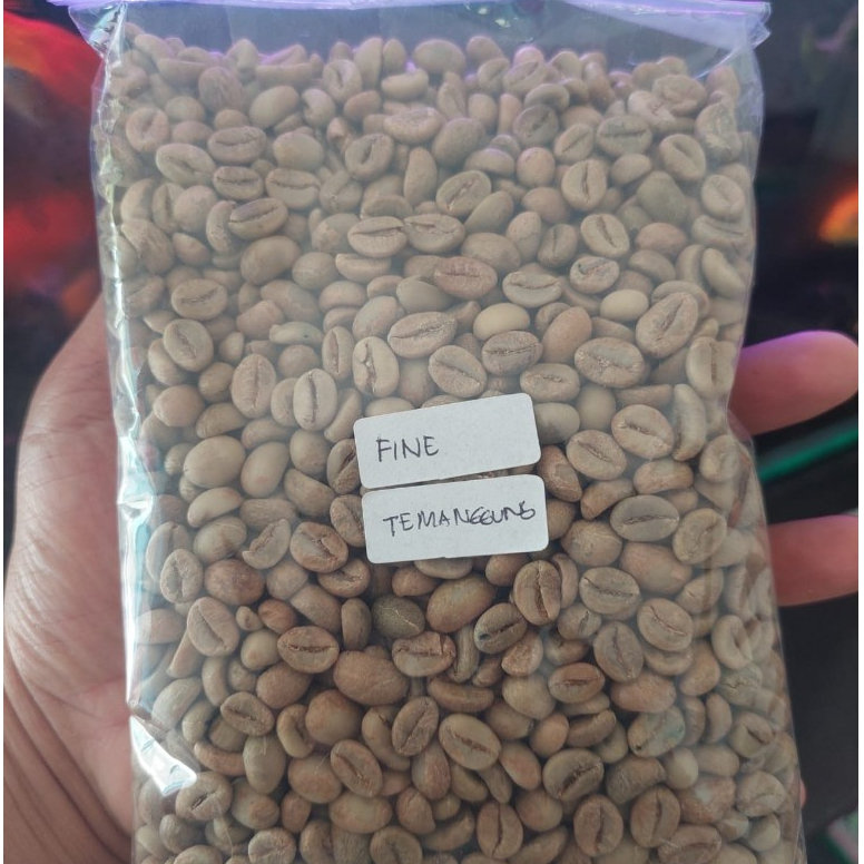 GREEN BEAN FINE KOPI ROBUSTA TEMANGGUNG BIJI KOPI PETIK MERAH ASLI TEMANGGUNG