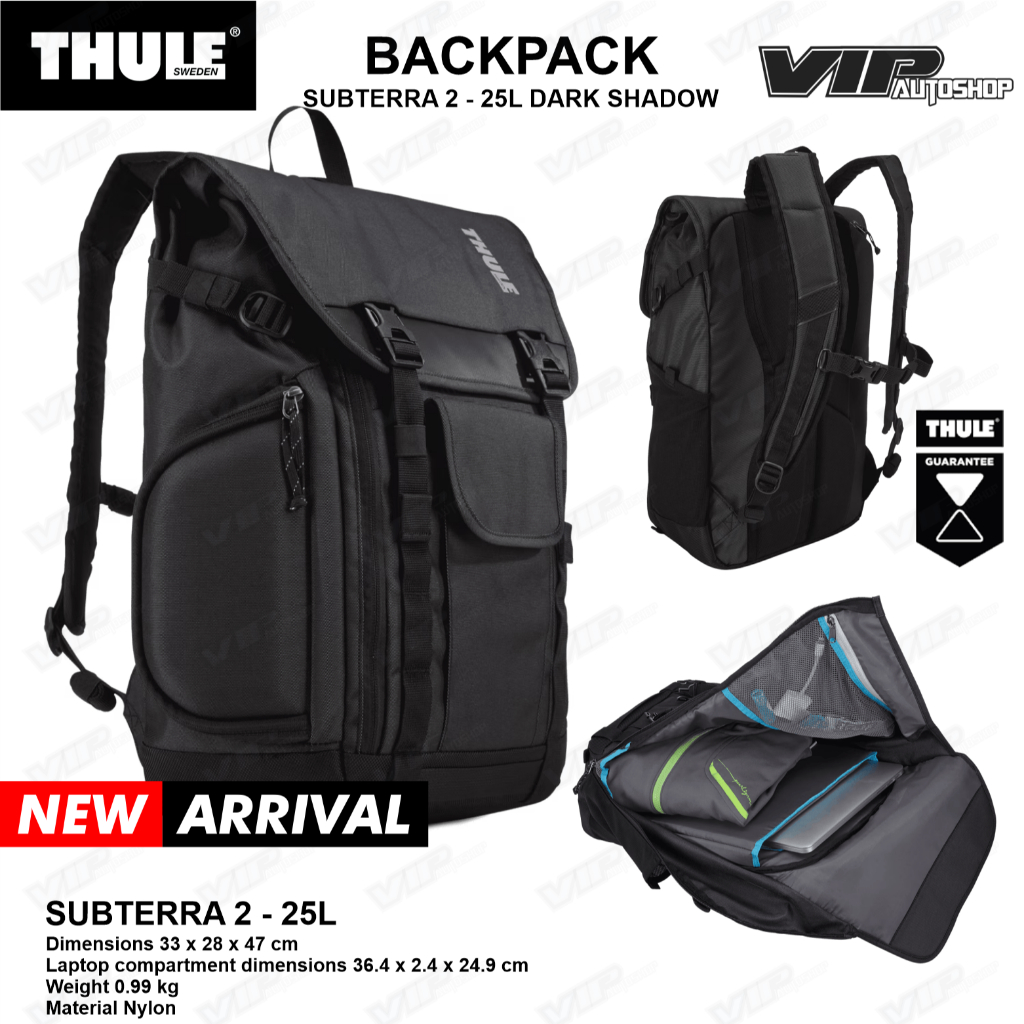 THULE Backpack SUBTERRA 25L Subterra Tas Ransel Laptop Original Outdoor Sekolah Kuliah