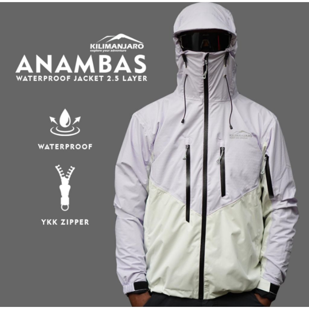 Jaket Gunung Waterproof Kilimanjaro Anambas - Jaket Waterproof Kilimanjaro Gorpcore