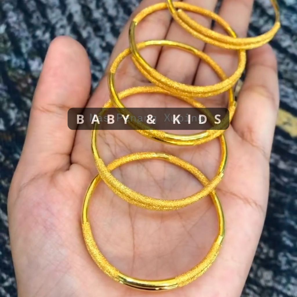 Gelang Lilit 2 Lapis emas Gelang aceh Gelang tempah Gelang lilit pasir