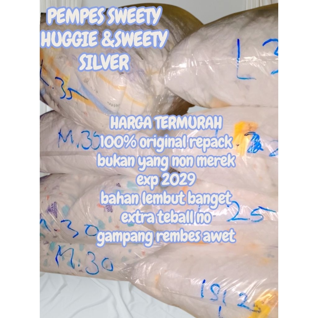 SWEETY SILVER UK M ISI 15PCH ORIGINAL REPACK EXP2029
