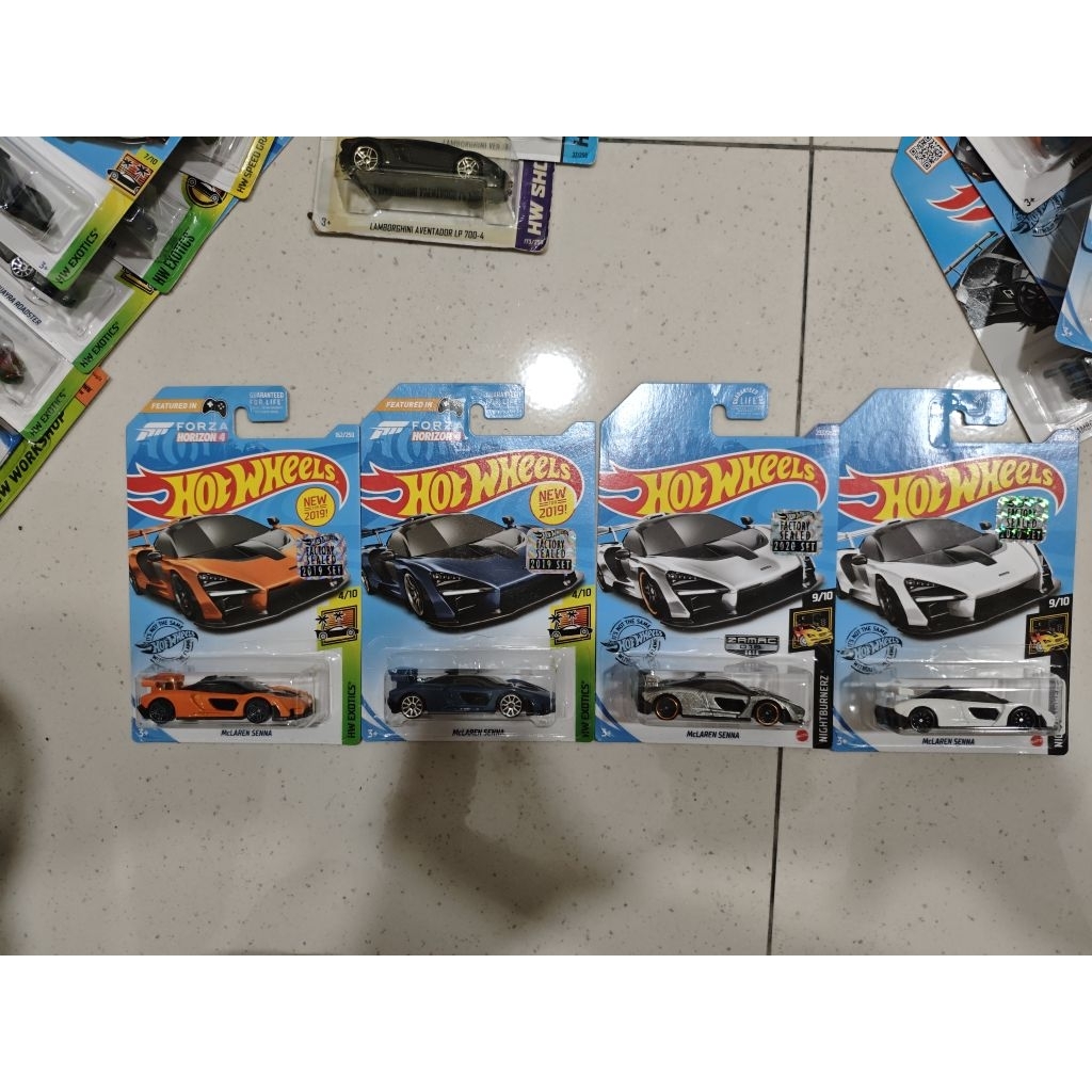Hot Wheels McLaren Senna factory sealed set