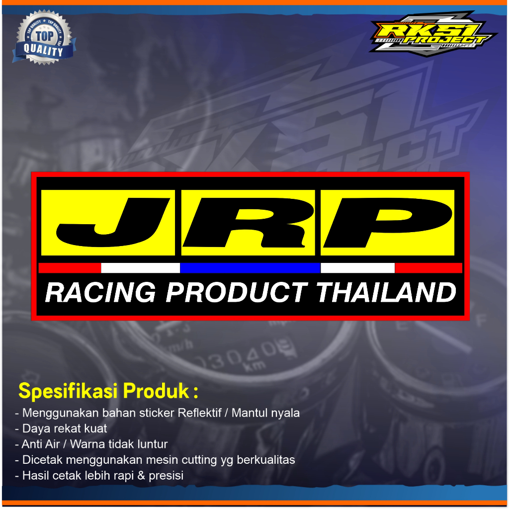 stiker kou daeng jrp pemanis motor