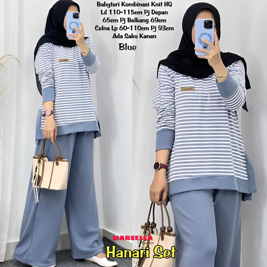 Setelan Wanita Hanari Setelan By Marsella Fashion