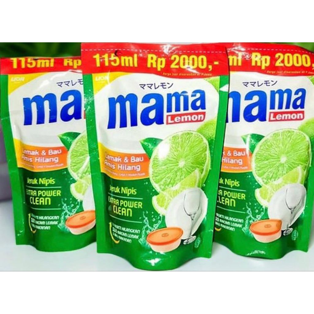 MAMA LEMON 2000 EKONOMI Cream Krim (1dus) Cuci Piring Gel Jeruk Nipis