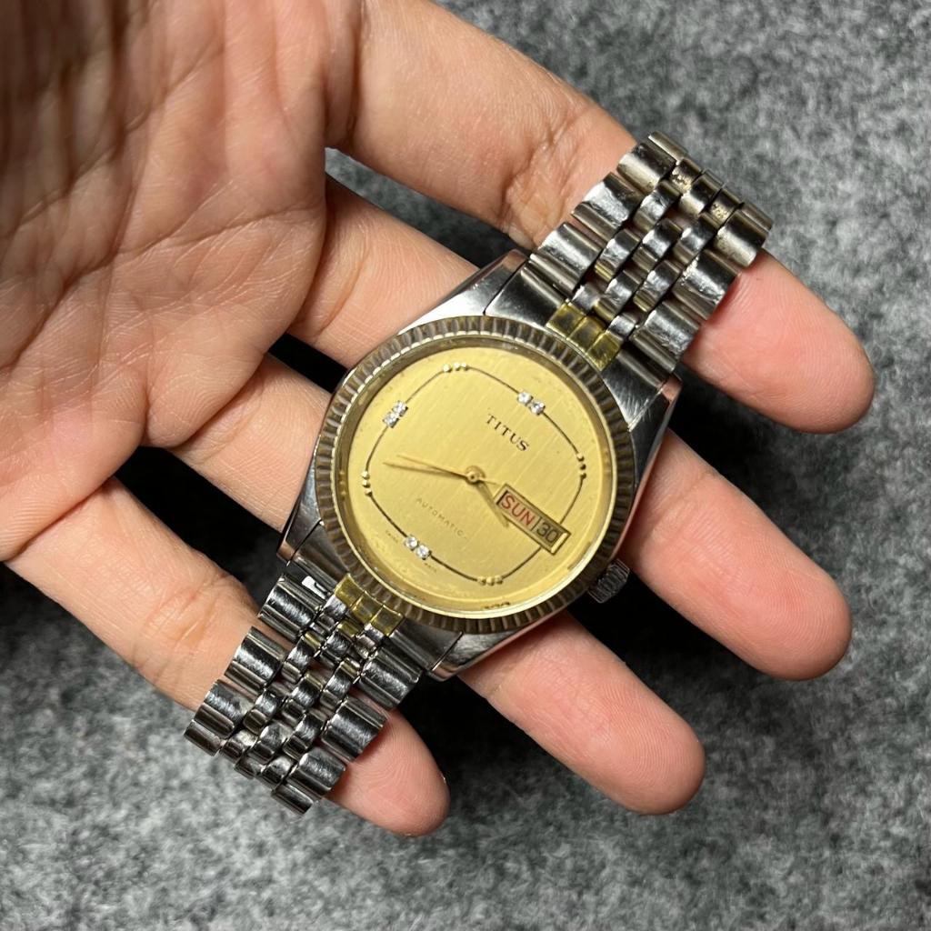 Jam tangan titus antik second original