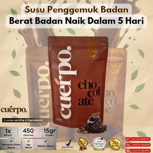 Cuerpo Susu Penambah Berat Badan Tinggi Protein Dan Kalori Halal BPOM