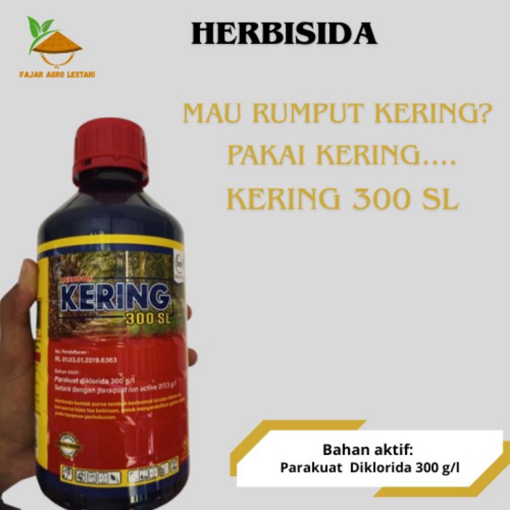 KERING 300 SL Racun Rumput Ampuh -1 Liter