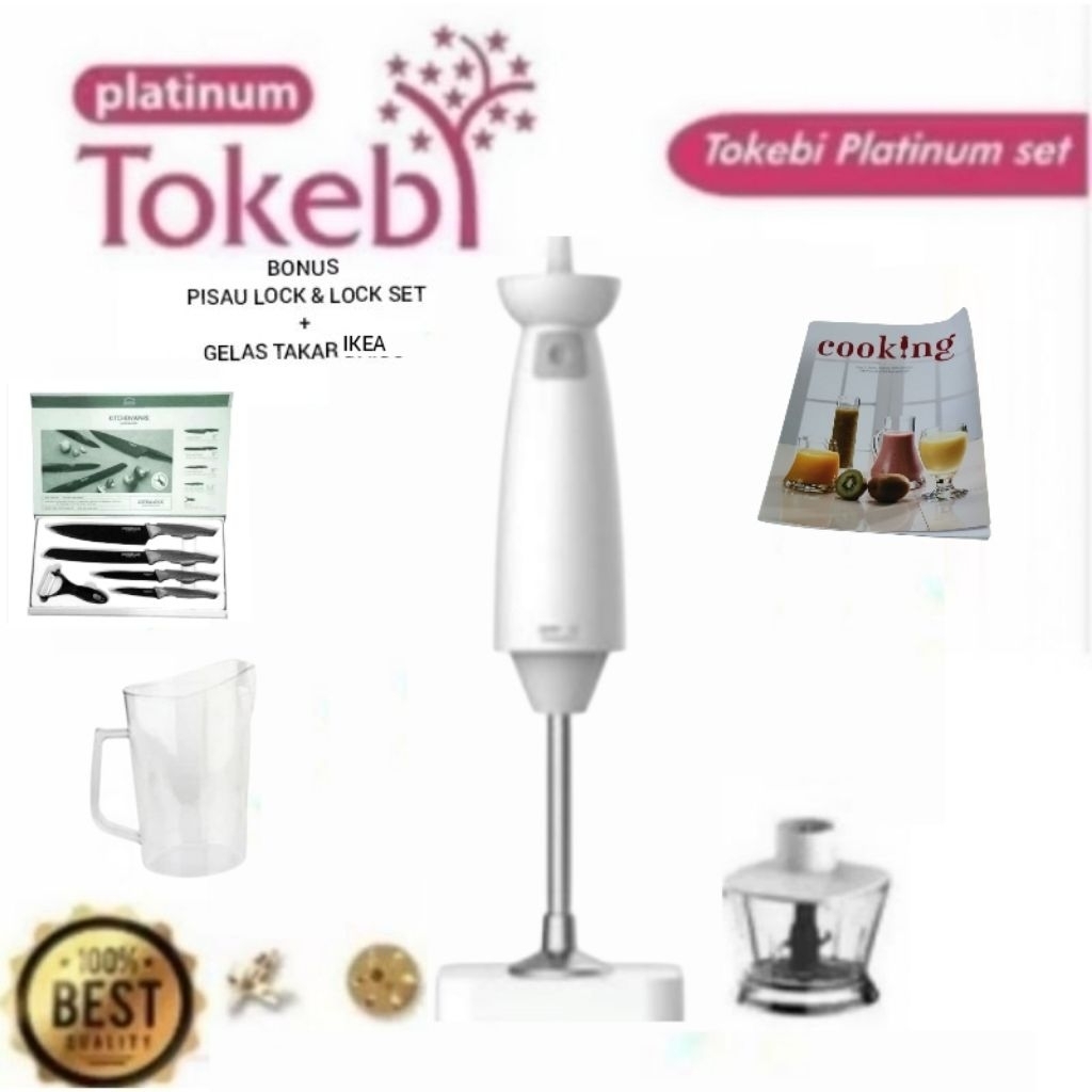 Tokebi Platinum Orange Made in Korea Hand Blender ass On TV resmi original
