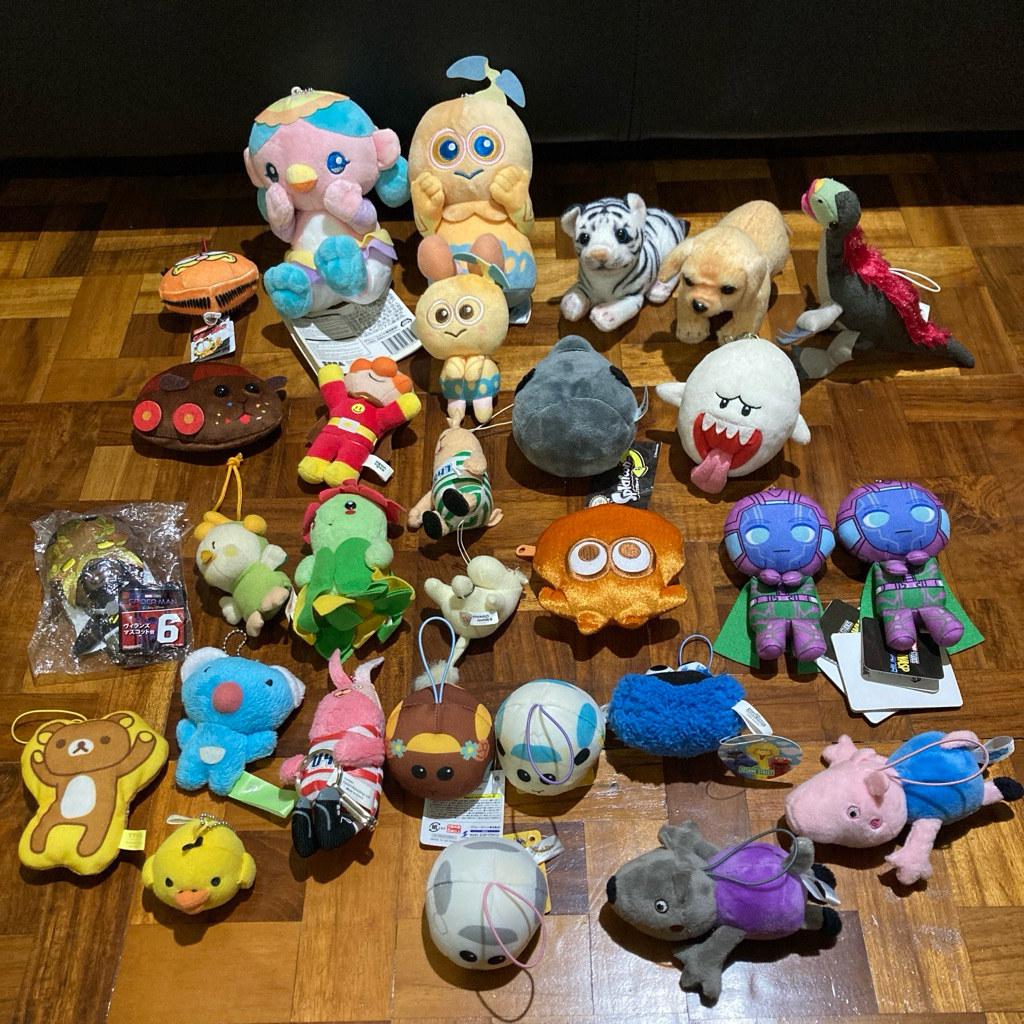 [PART 6] Random Plush Keychain Jepang | ganci gantungan kunci boneka bag charm molcar moomin nintend