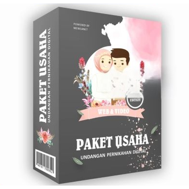 Paket Usaha Undangan Digital Web Video Template BEST SELLER