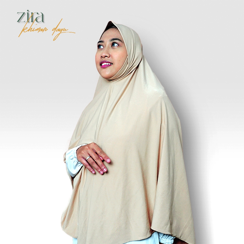 Khimar Syari Dagu Malay XL-XXL Jersey Zira by Meoya