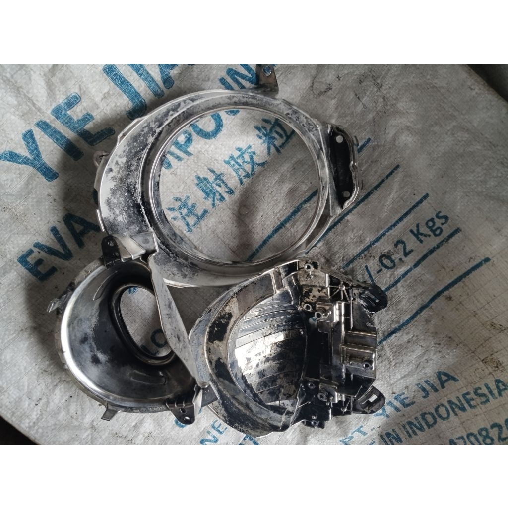 reflektor lampu depan scoopy 2019 original bahan modif