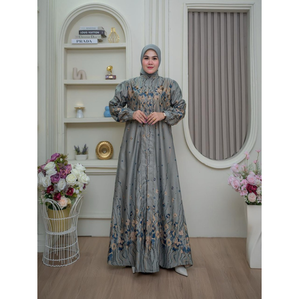 NATALY DRESS//GAMIS LEBARAN TERBARU//GAMIS PESTA DAN KONDNGAN CANTIK DAN MEWAH//COD//BIBAH SUTRA