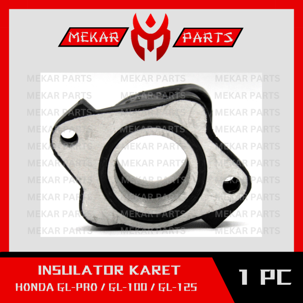 MEKAR-PARTS/INSULATOR-KARET/MANIPUL/INTAKE/MANIFOLD/MANIPOL/KARBURATOR/KARBU/RUBBER/MOTOR/HONDA/MOTO