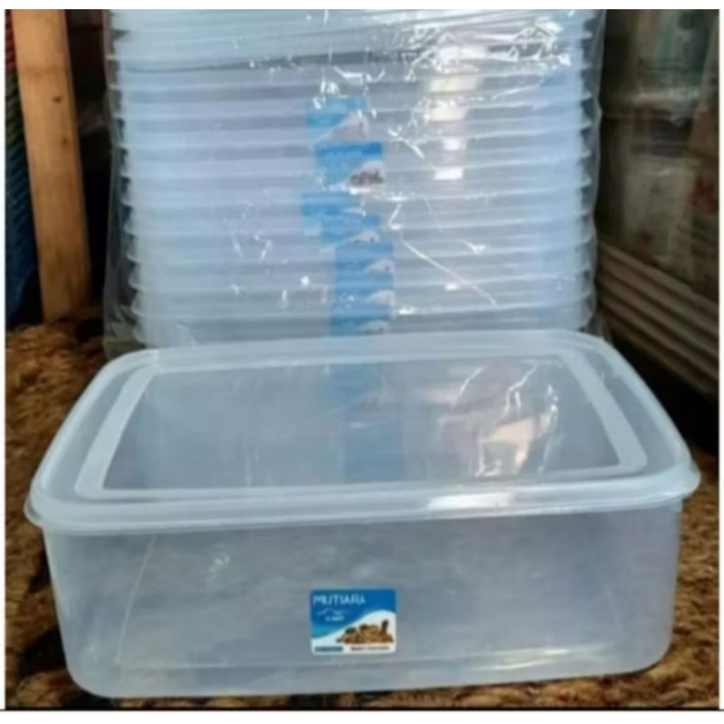 Kotak plastik KMP / Food box Tempat Bekal Mutiara pack 3500 ML