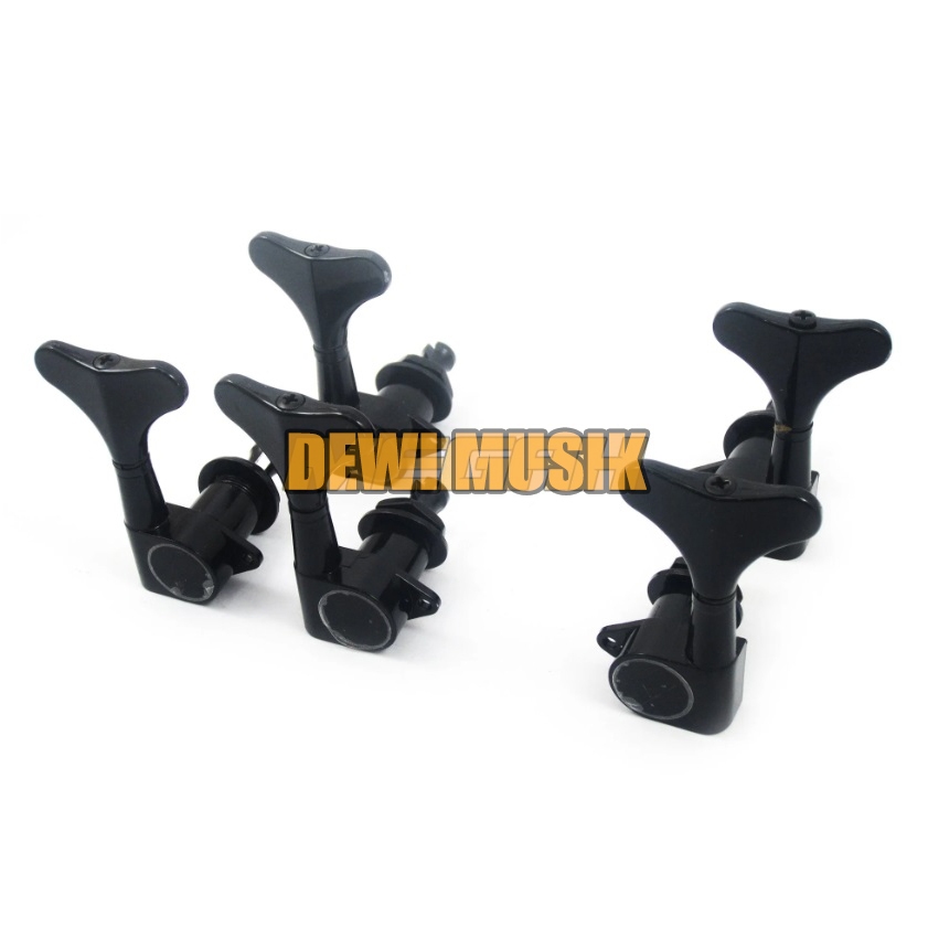 DRYER BASS 5 SENAR R3 L2 WARNA KROM HITAM AG681 / 5 STRING BASS TUNING PEGS (SC2820)