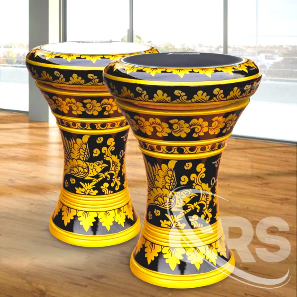 Darbuka Kayu 6 inc 8 Inch Termurah Alat Musik Marawis Hadroh Rebana