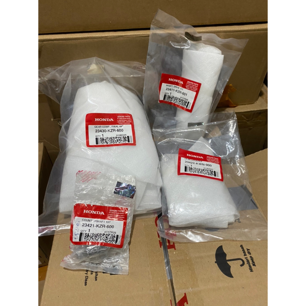 Gigi rasio set Vario 125 Fi & Vario 125 esp,PCX 150 CBU k36 Original AHM