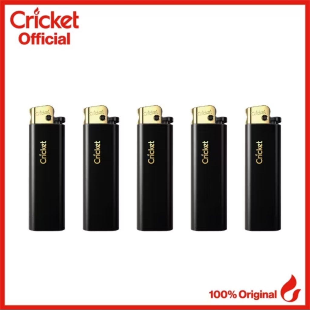 korek api cricket black gold limited edition