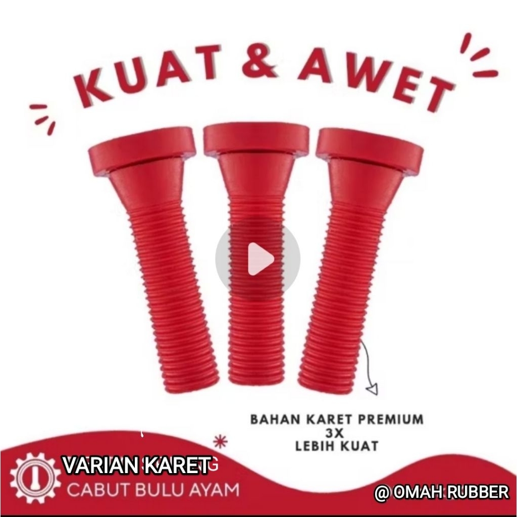 karet cabut bulu ayam/ karet mesin cabut bulu ayam/ karet cabut bulu/ karet unggas