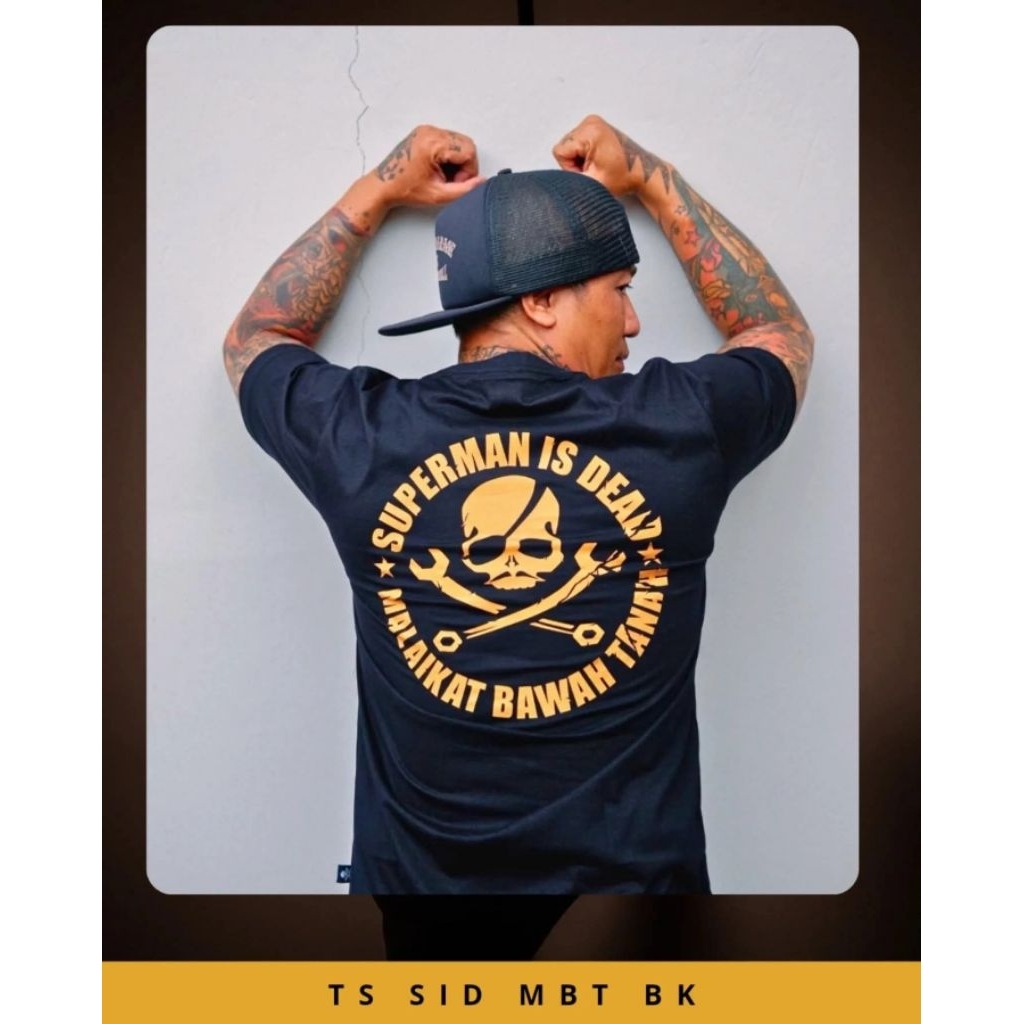 KAOS SID TS MBT BK / TS MUSUH SAHABAT / SUPERMAN IS DEAD /  BAND / MERCHANDISE ORIGINAL