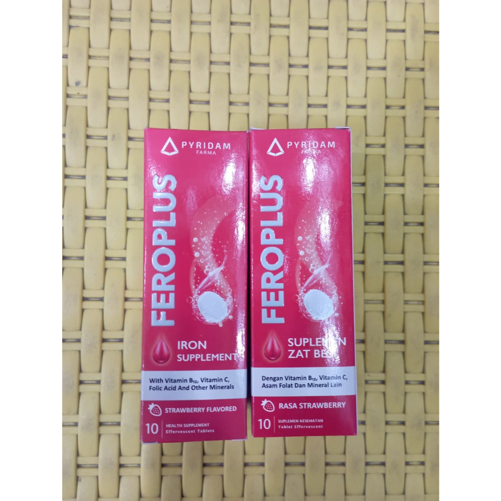 FEROPLUS Suplemen Zat Besi 10tablet effervescent / Atomy Zat Besi