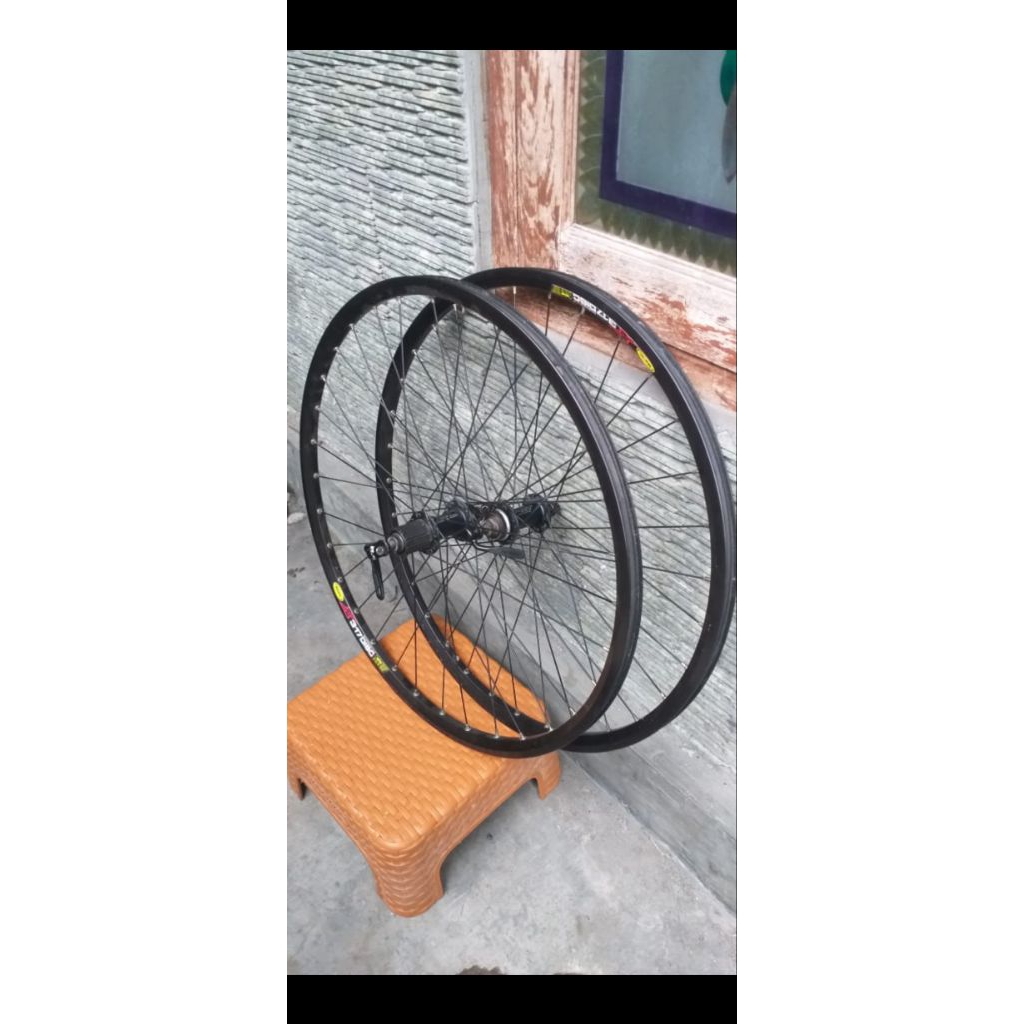 whellset Shimano deore xt 10 speed rim Mavic