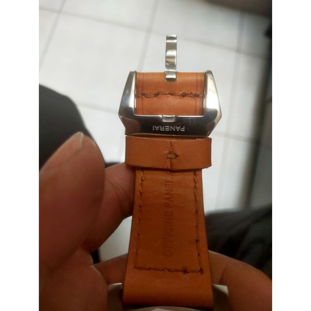 jam tangan pria automatic Panerai luminor regata coklat nomines no box